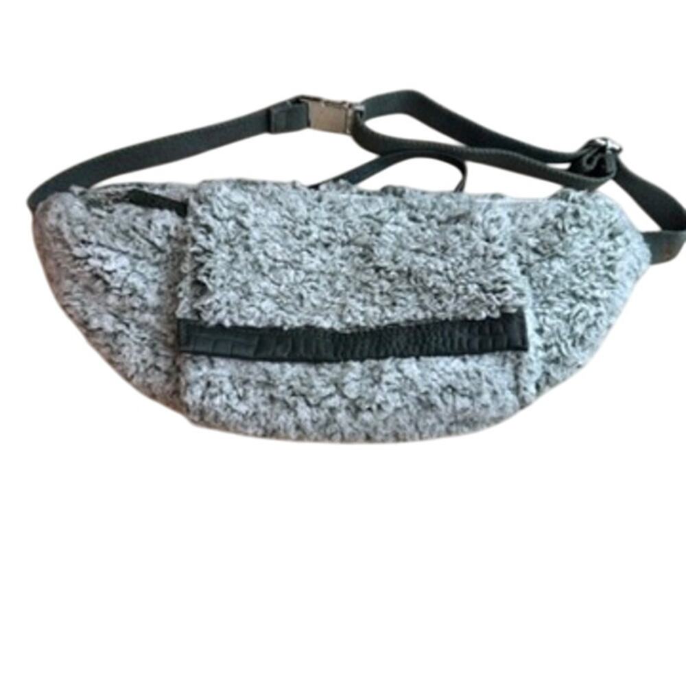 Free People Cozy Up Faux Fur Sling Belt Bag